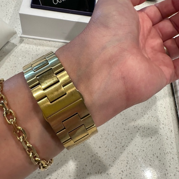 Movado gold and diamond watch. - Picture 7 of 12